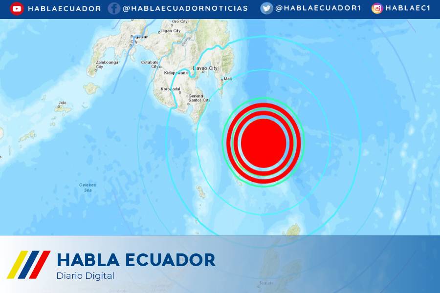 El sismos en Filipinas se registró en un área del mar, alejada de zonas habitadas.